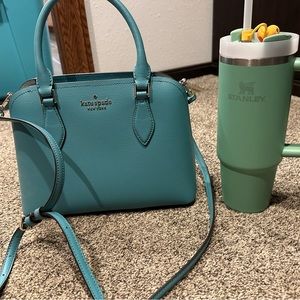 Teal Kate spade cross body